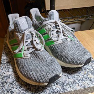 Adidas 4.0 Ultraboost Grey Lime size 9